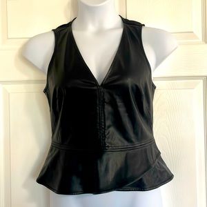 Rachel Roy black vest Sz L